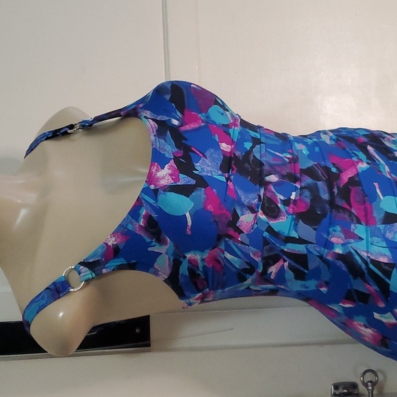 CALVIN KLEIN Celestial Starburst One-Piece Swimsuit Size 4 - Picture 2 of 9